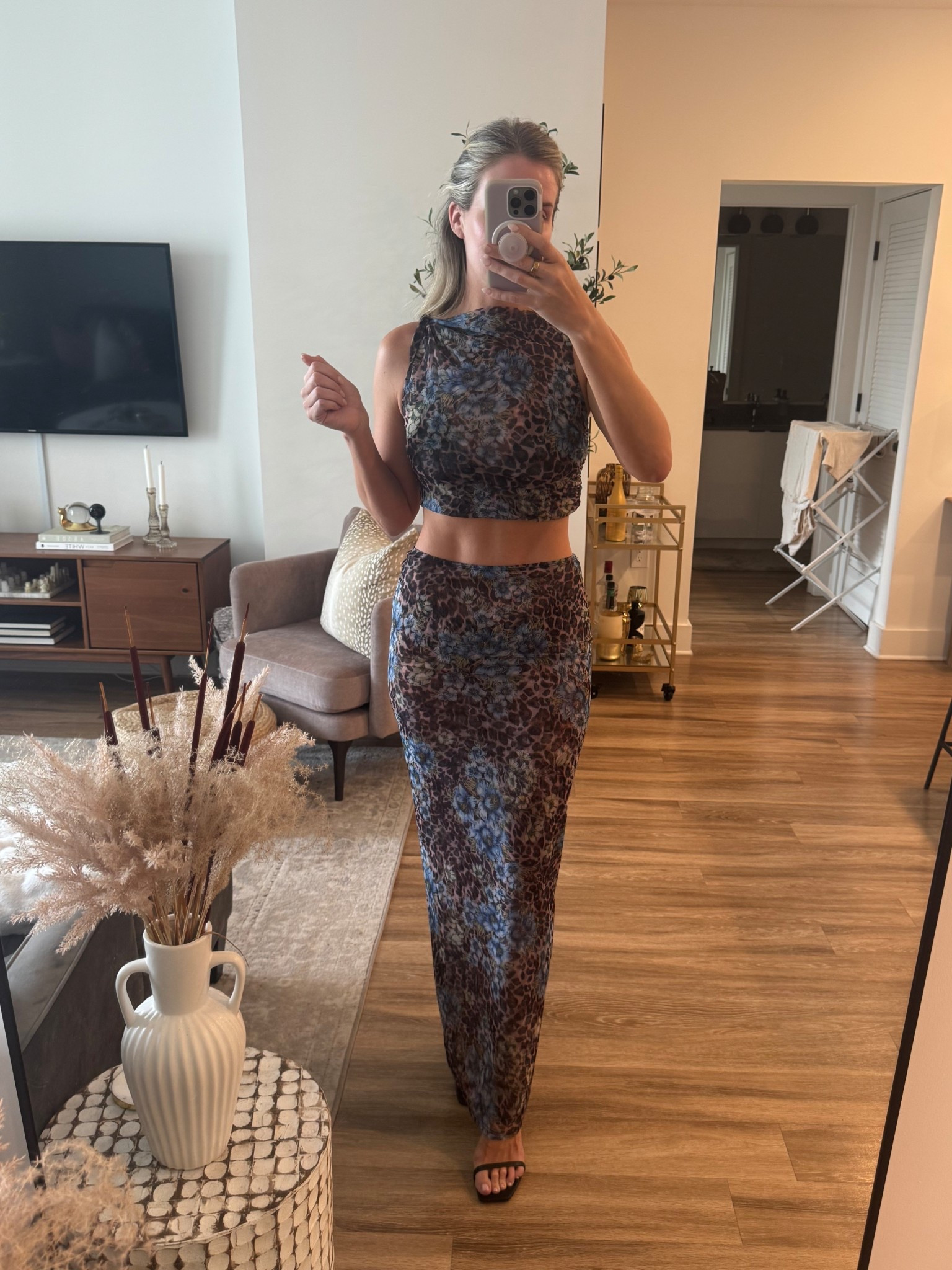 Photos don’t do this print justice! 

I have the top tucked under my bralette. Untucked, it meets the top of the skirt and looks like a maxi dress 

#LTKSeasonal #LTKTravel #LTKFindsUnder100