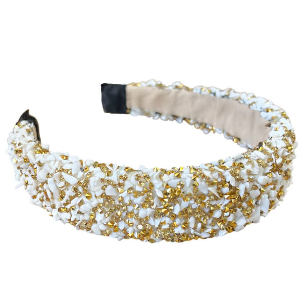 All That Glitters Headband - Cream + Gold | Headbands of Hope