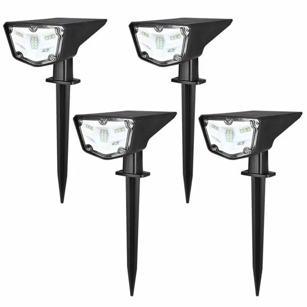 Low Voltage Solar Powered Integrated LED Spot Light Outdoor Waterproof Pathway Lights for Wall La... | Wayfair North America