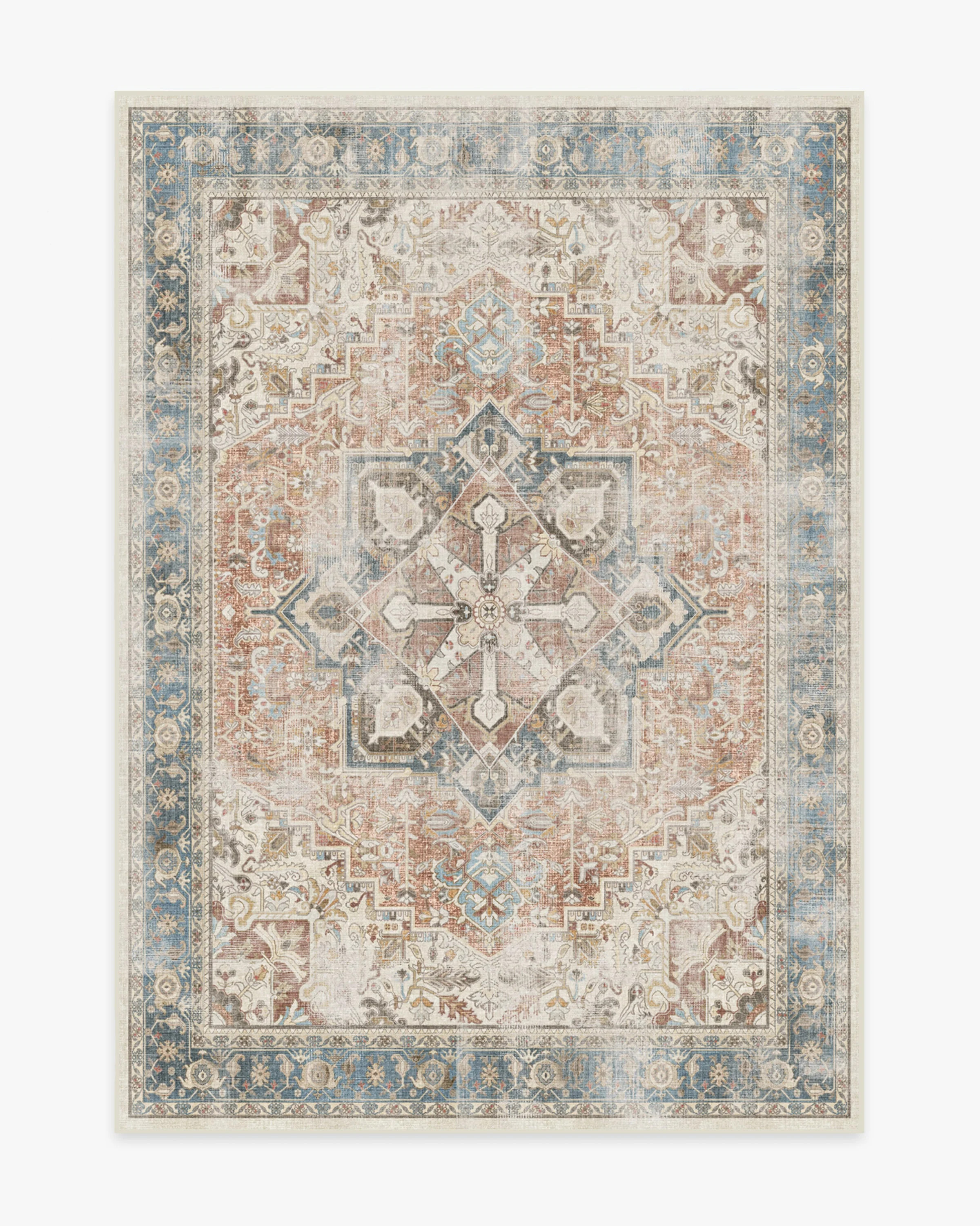 Kamran Coral Tufted Rug | Ruggable | Ruggable
