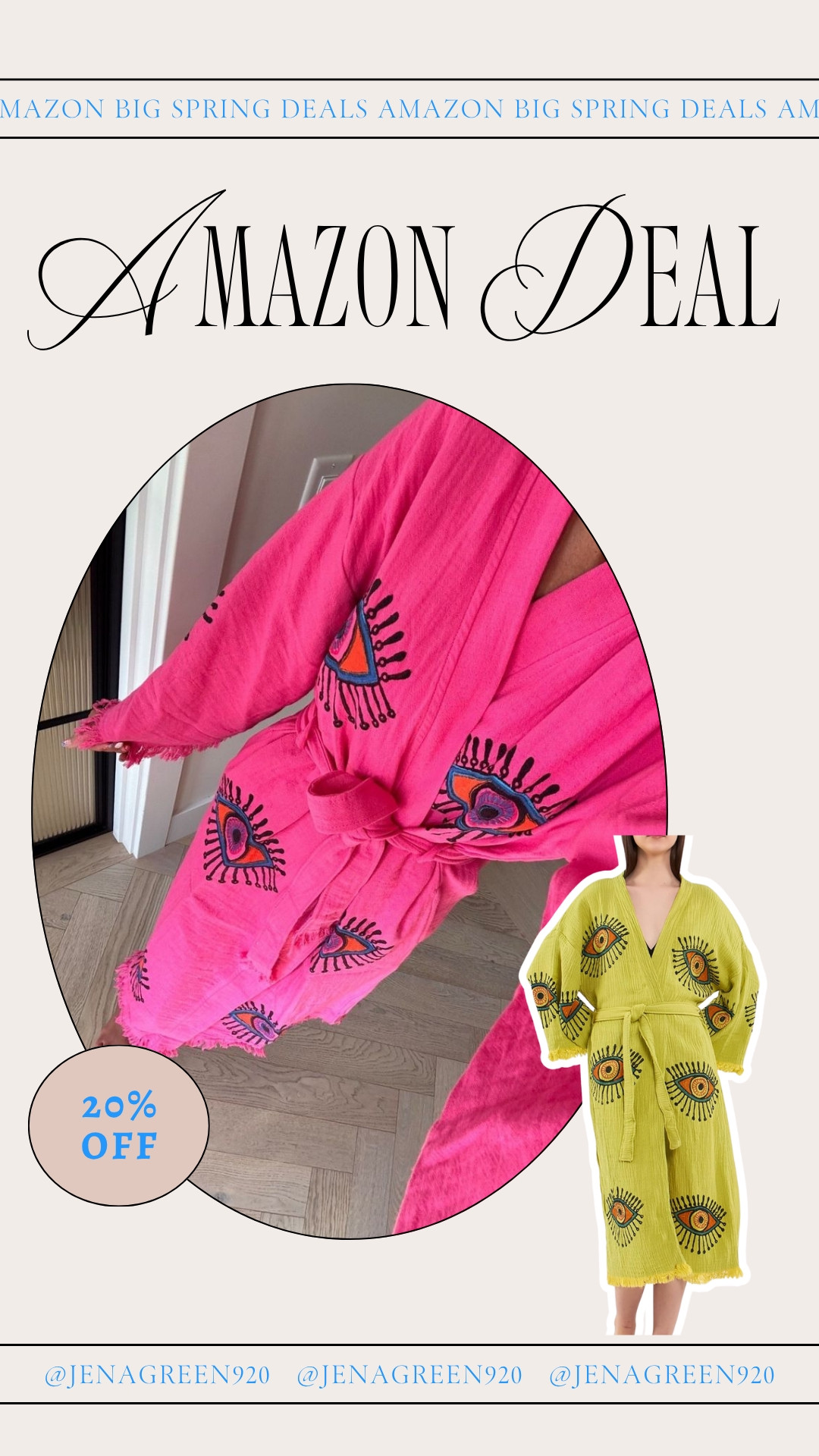 Amazon prime day deal | evil eye robe

#LTKootd #LTKgrwm #LTKSaleAlert