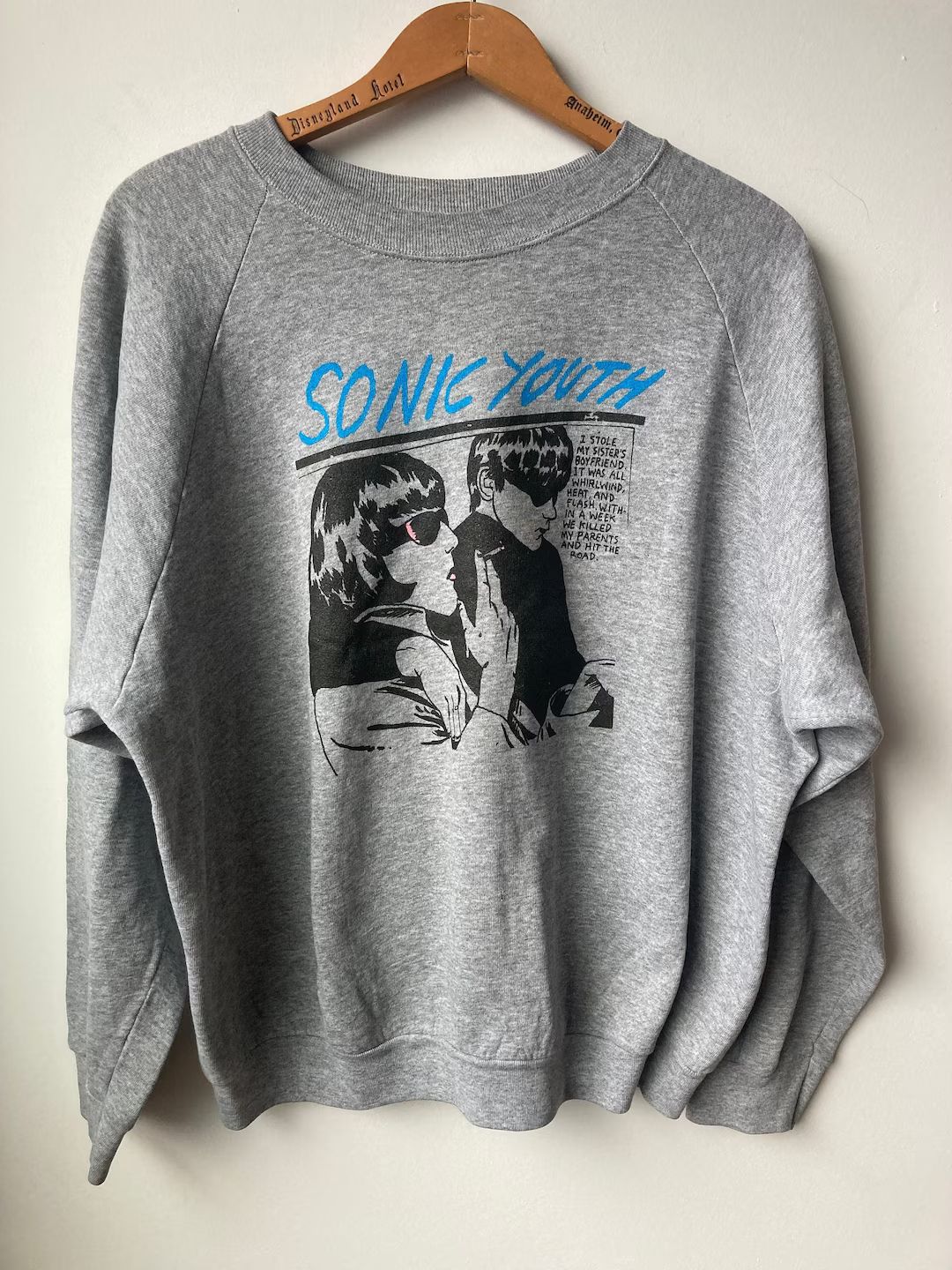 Vintage Sweatshirt Sonic Youth Goo Tear Away Label Super Worn In - Etsy Canada | Etsy (CAD)