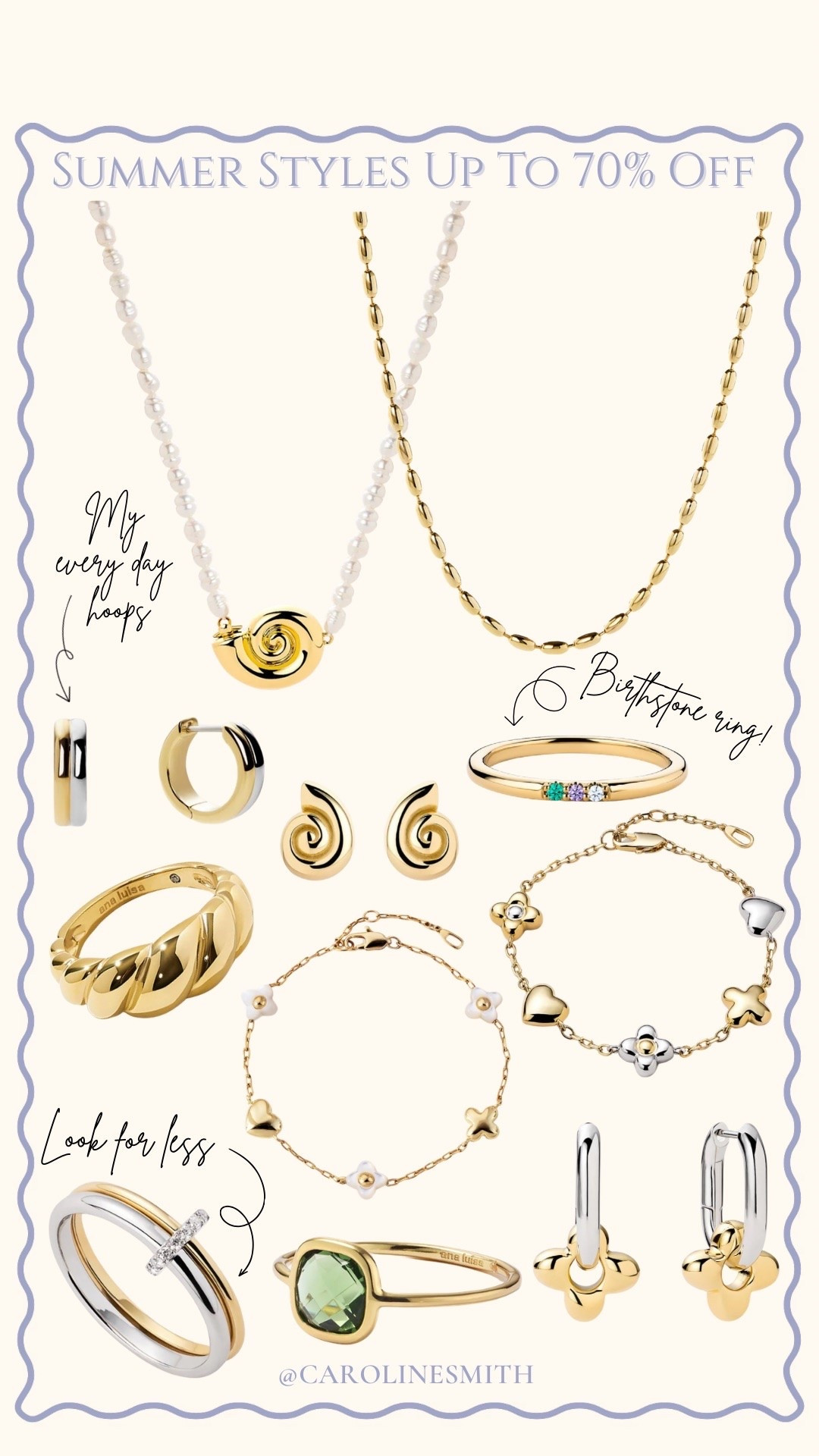 Ana Luisa summer styles I love


Everyday jewelry, gold jewelry, two toned jewelry, shell, gold earrings @analuisa

#LTKgrwm #LTKootd #LTKBeauty