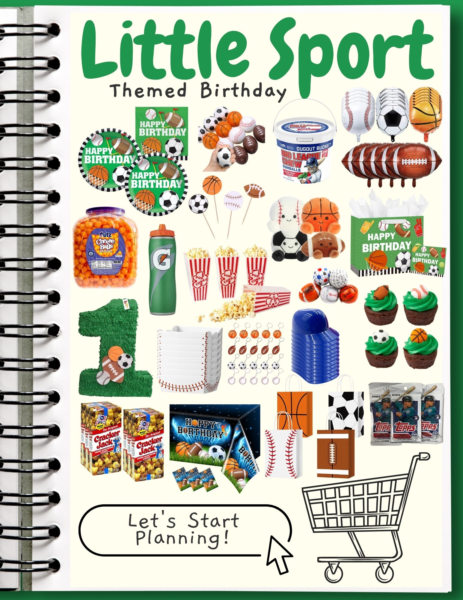 Let's Plan a Little Sport Themed Party! ⚾️🏈⚽️🏀

#LTKKids