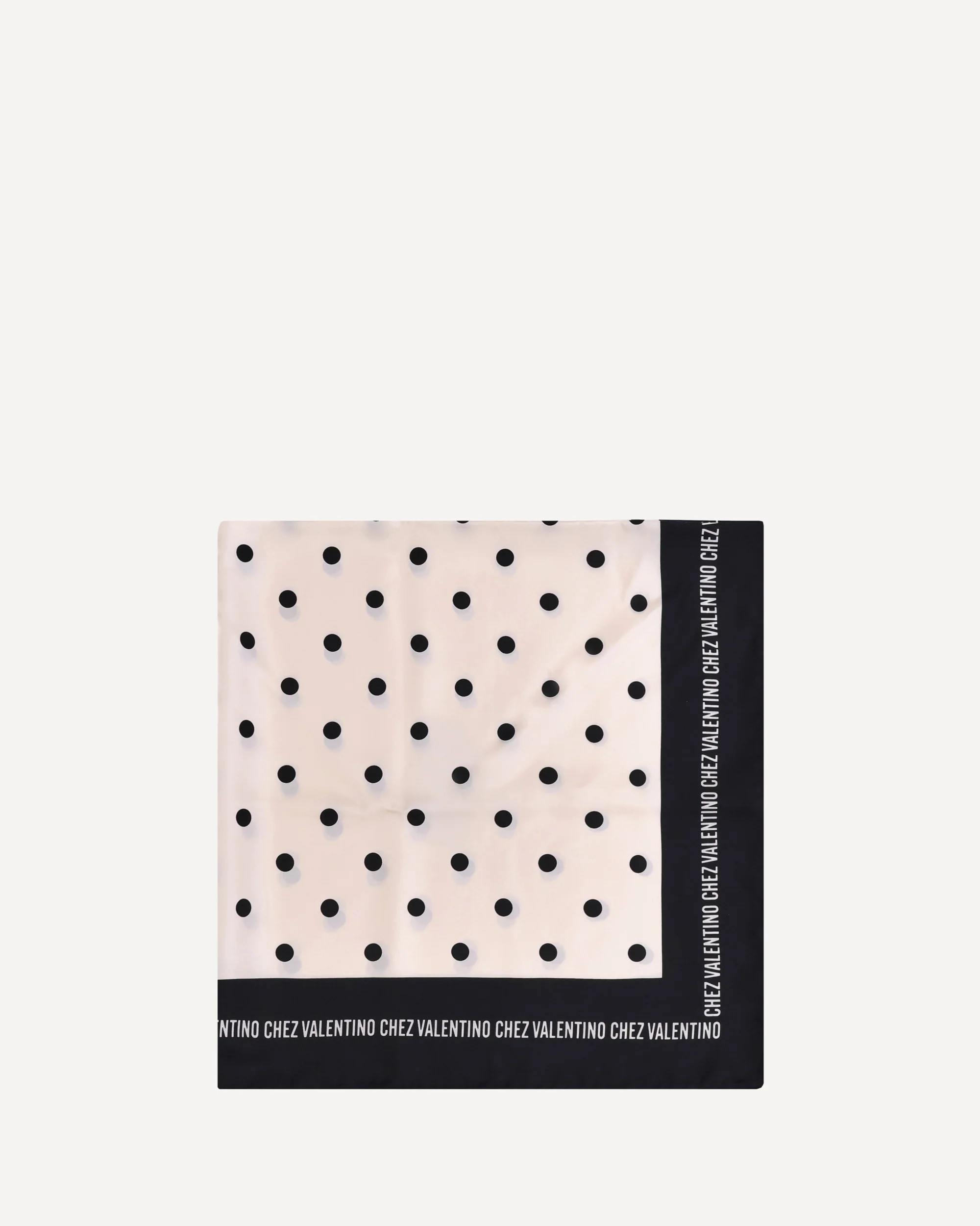 VALENTINO GARAVANI Polka dot silk Scarf Female UNI | Base Blu