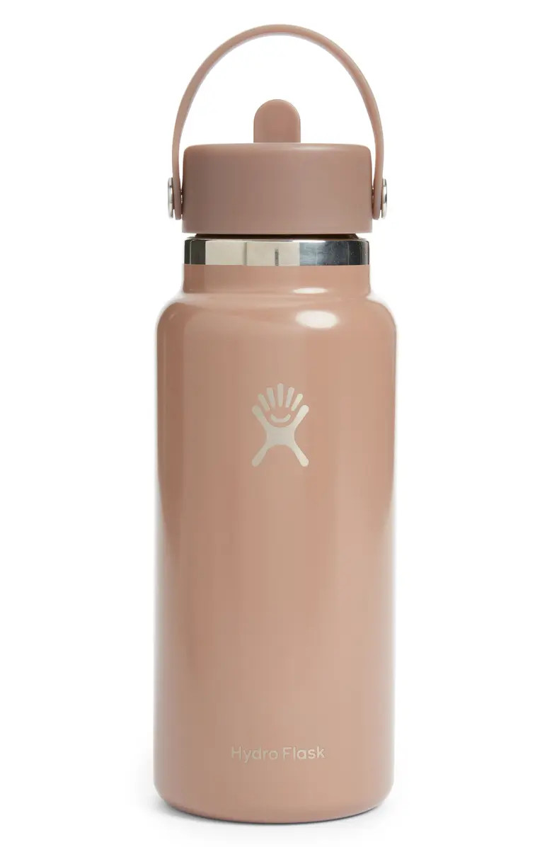 32-Ounce Wide Mouth Flex Straw Cap Water Bottle | Nordstrom