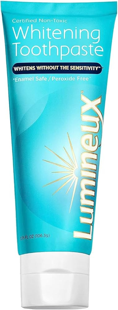Lumineux Teeth Whitening Toothpaste - Natural & Enamel Safe for Sensitive & Whiter Teeth - Certif... | Amazon (US)