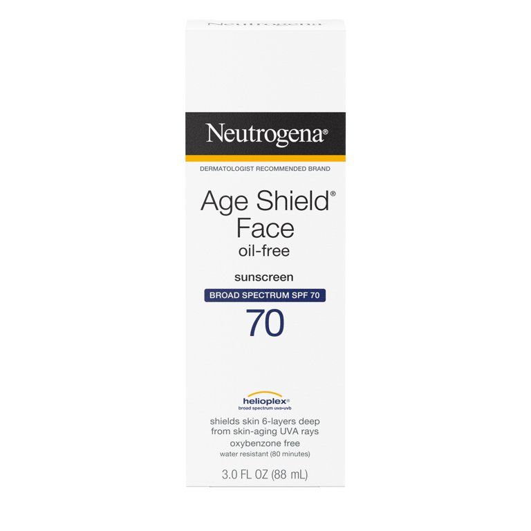 Neutrogena Age Shield Face Oil-Free Sunscreen SPF 70, 3 fl. oz | Walmart (US)