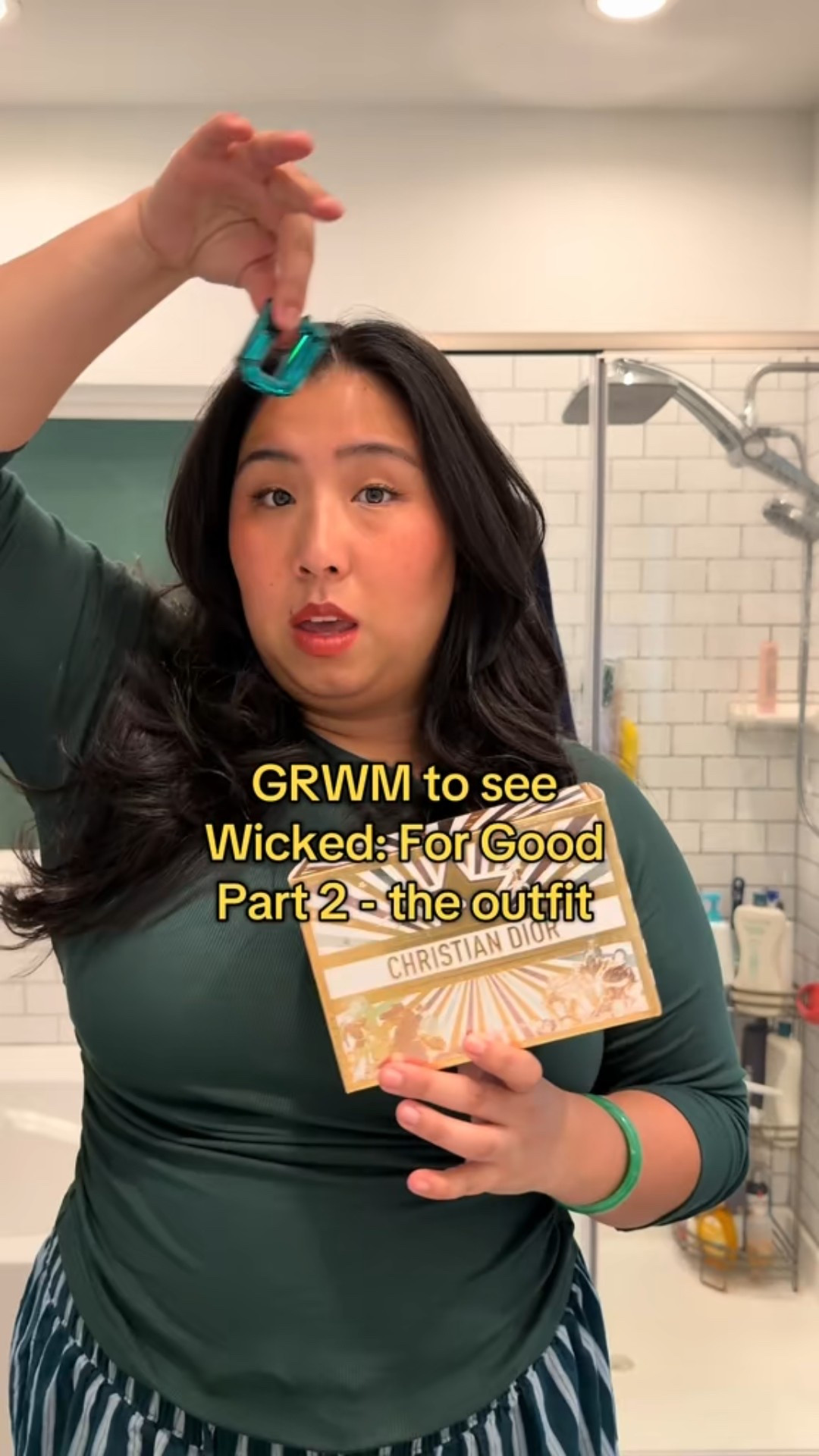 My outfit and accessories to go see Wicked: For Good! Is this so extra fl a movie? Yes. 

#LTKMidsize #LTKgrwm #LTKootd