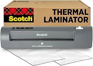 Scotch TL901X Thermal Laminator, 1 Laminating Machine, Gray, Laminate Photos, Holiday Decor and G... | Amazon (US)