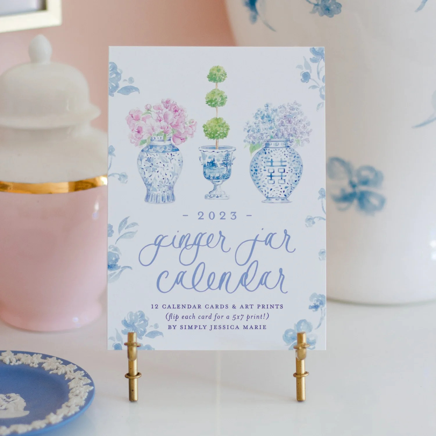 2023 Ginger Jar Calendar (Easel sold separately) — Simply Jessica Marie | Simply Jessica Marie