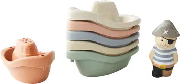Mud Pie Pirate Stacking Boat Bath Toy Set | Nordstrom | Nordstrom