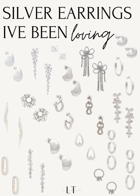 Silver earrings I love!! #silver #silverearrings #silverearring #earring #earrings #diamond #sparkleearring #sparkle

#LTKU #LTKSeasonal #LTKstyletip
