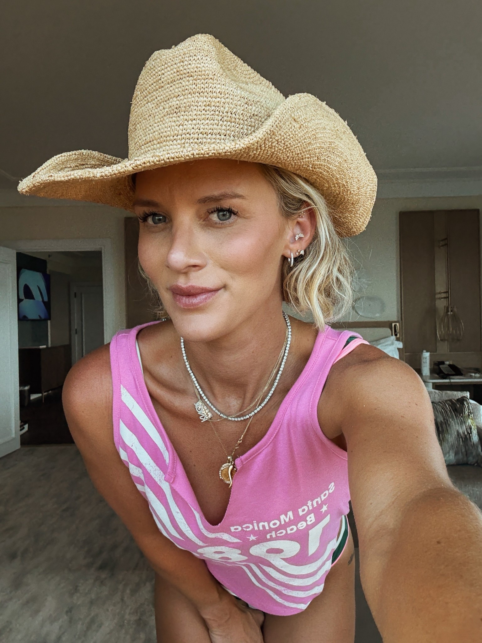 beach look 🐚🌴🌊 these raffia cowboy hats are 👏🏼 

#LTKSwim #LTKTravel