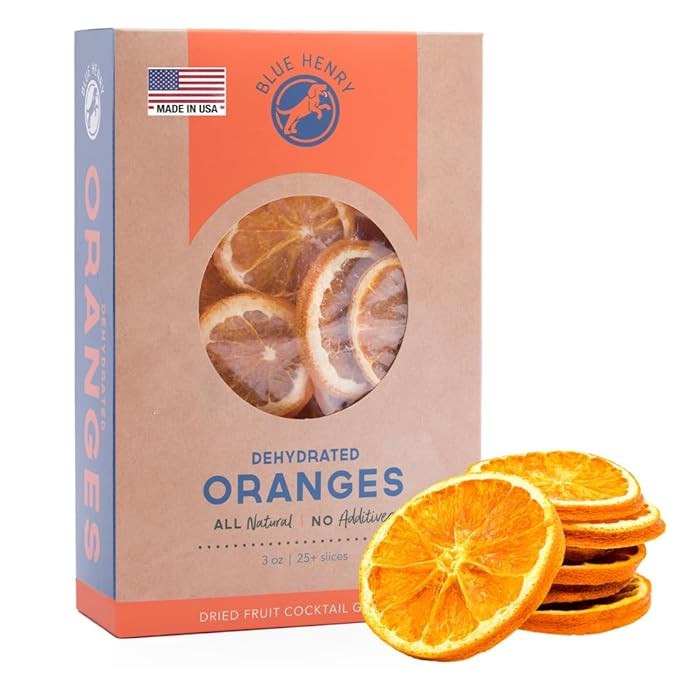 BlueHenry Dehydrated Orange Wheels - 3 oz - 25+ slices - Natural Fruit | Amazon (US)