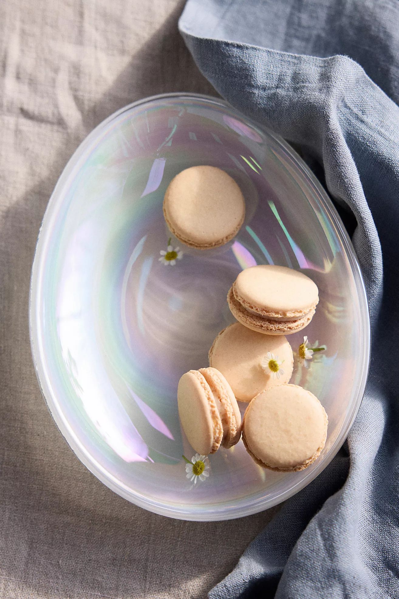 Iridescent Glass Egg Candy Dish | Anthropologie (US)