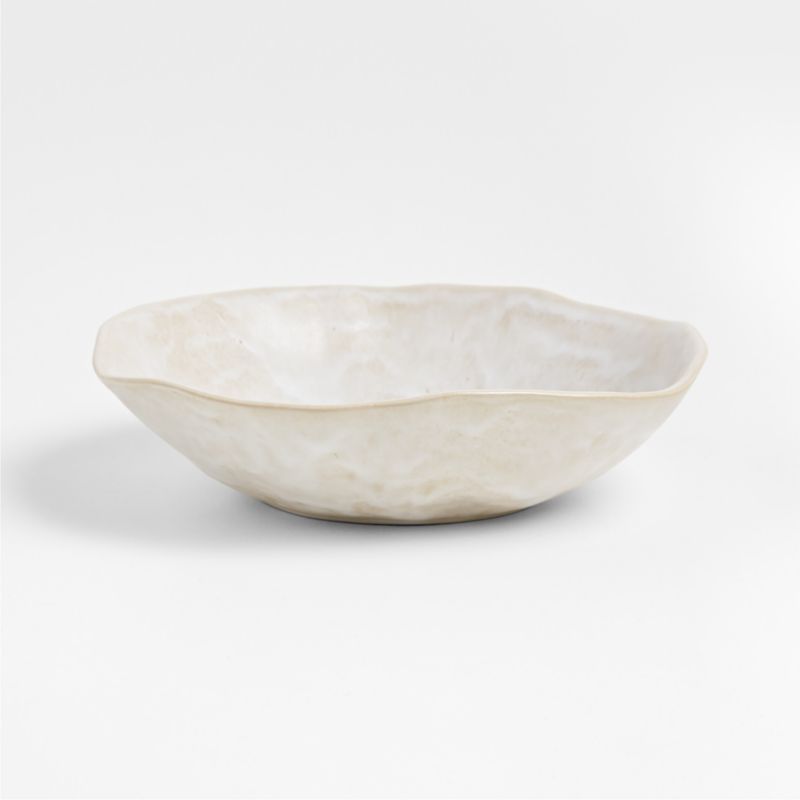 Kiln Off-White Pasta Bowl by Leanne Ford + Reviews | Crate & Barrel | Crate & Barrel