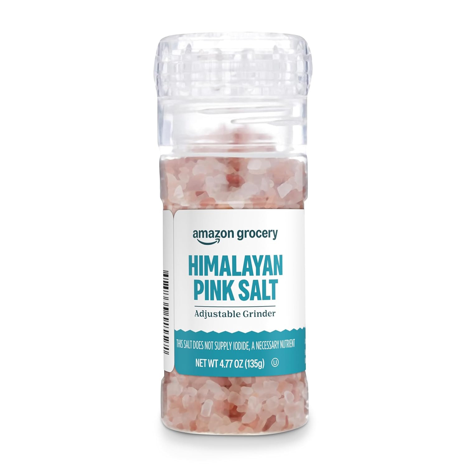 Amazon Grocery, Himalayan Pink Salt Adjustable Grinder, 4.77 Oz (Previously Amazon Fresh, Packaging May Vary) | Amazon (US)