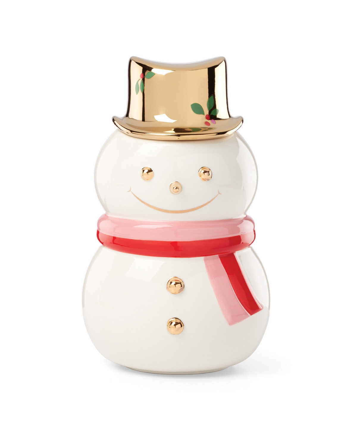 Kate Spade Be Jolly Snowman Cookie Jar - Multi | Macy's