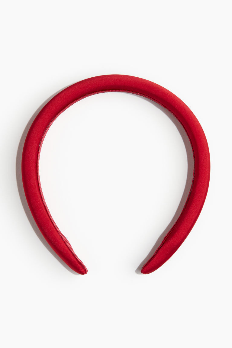 Padded Satin Hairband | H&M (US + CA)