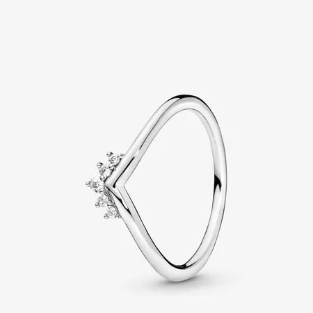 PANDORA Tiara Wishbone Ring Size 6 - 198282CZ-52 | Walmart (US)