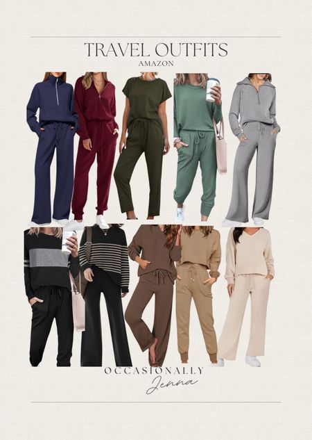 Travel outfits, all from Amazon.



Airport outfits, travel outfits, lounge sets, sweatpants, sweaters, pullover, sweatshirt, hoodie, chic airport outfit, chic lounge outfit, stylish airport outfit, stylish lounge outfit, errands outfitt

#LTKstyletip #LTKfindsunder100 #LTKtravel