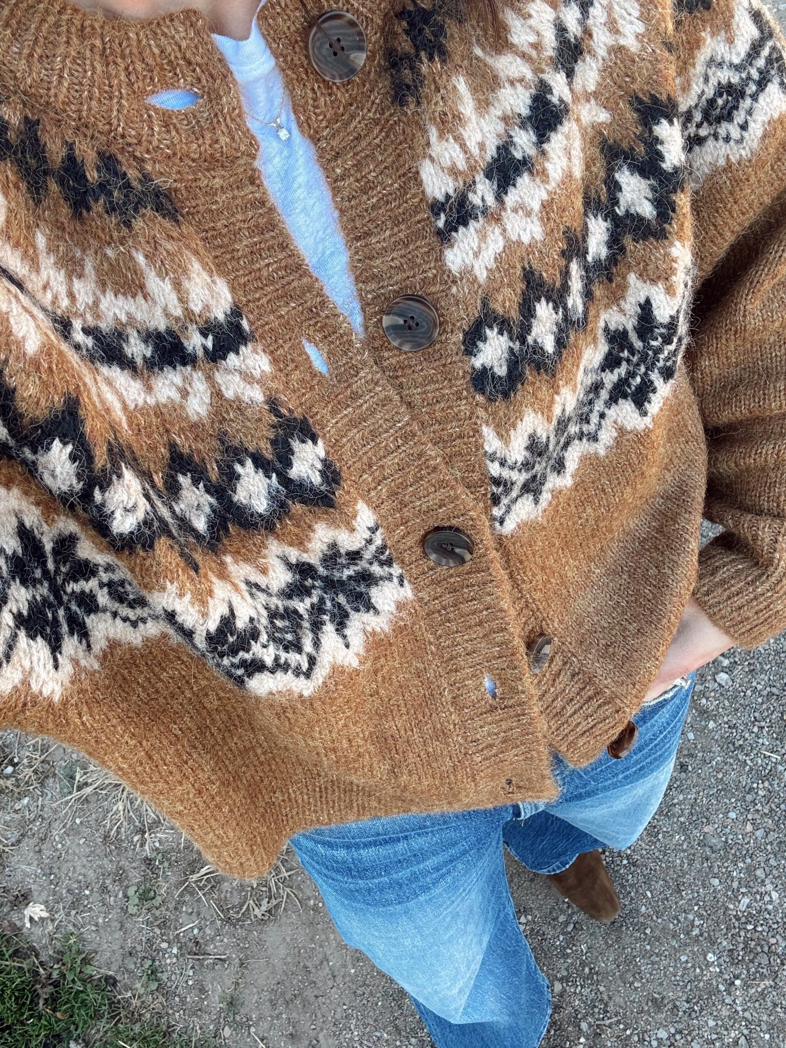 Thanksgiving outfit fair isle sweater Madewell jeans 

#LTKPetite #LTKSaleAlert #LTKHoliday
