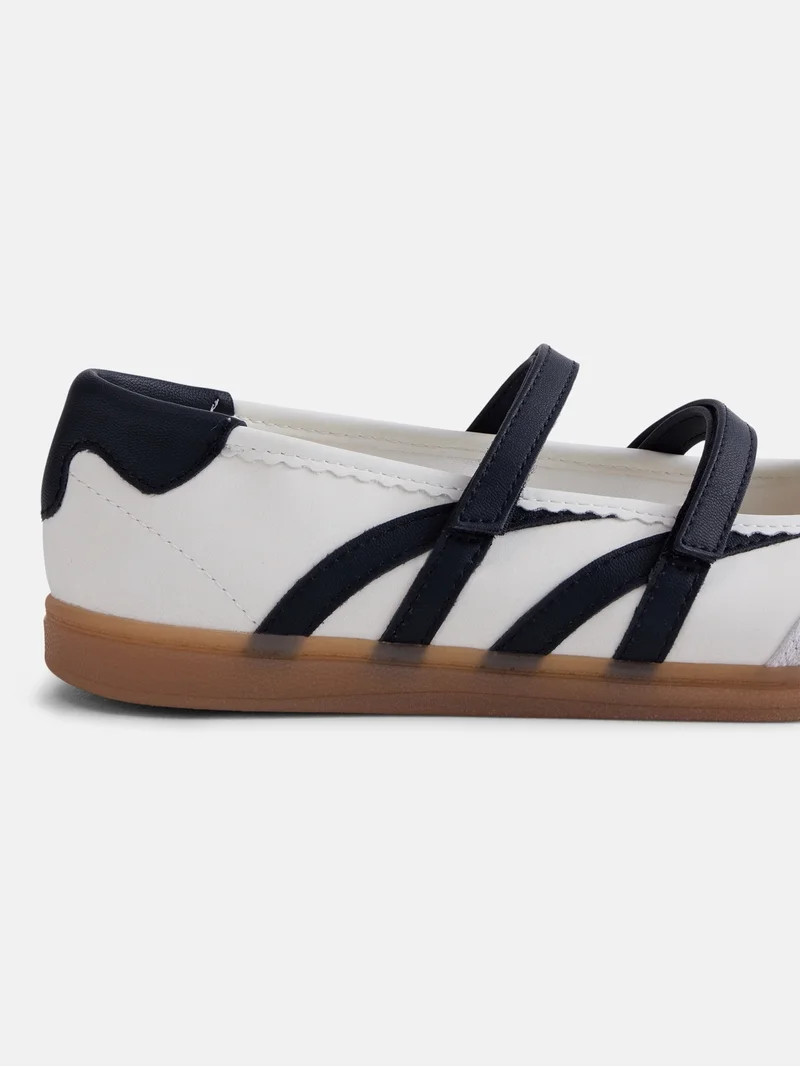 No Boundaries Women\u2019s Strappy Ballet Sneakers | Walmart (US)