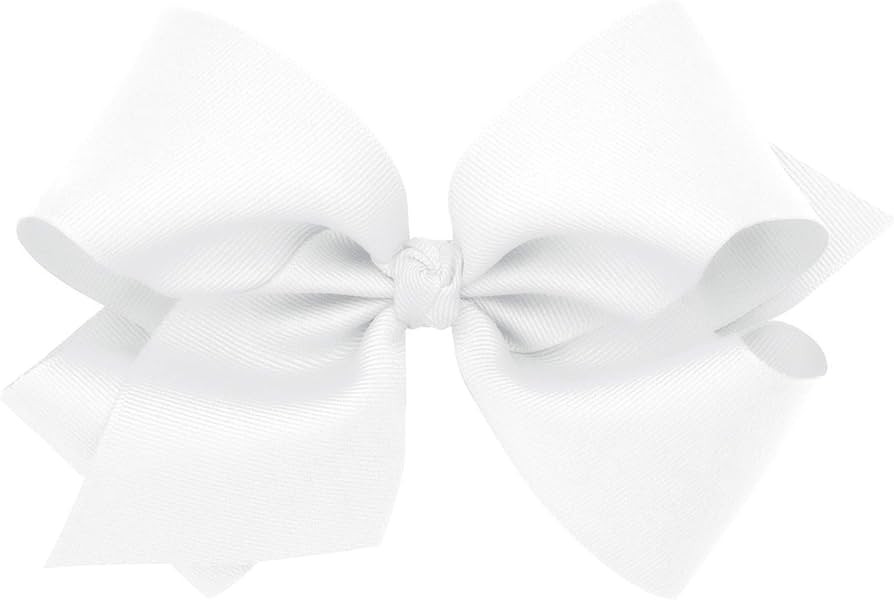 Wee Ones Girls' Premium Hair Bow with Knot Wrap Center on a WeeStay No-Slip Hair Clip, Size King,... | Amazon (US)
