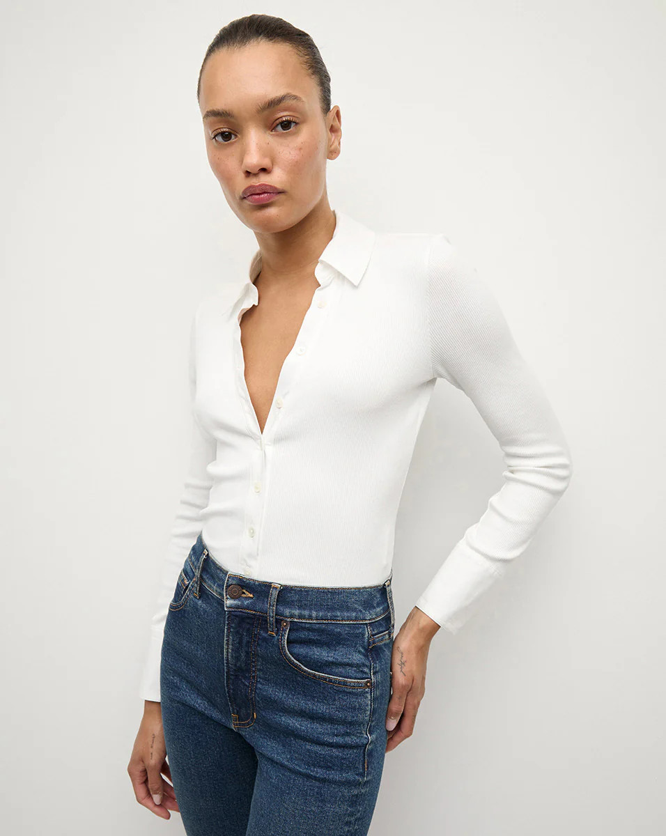 Scottie Button-Down Shirt | Veronica Beard