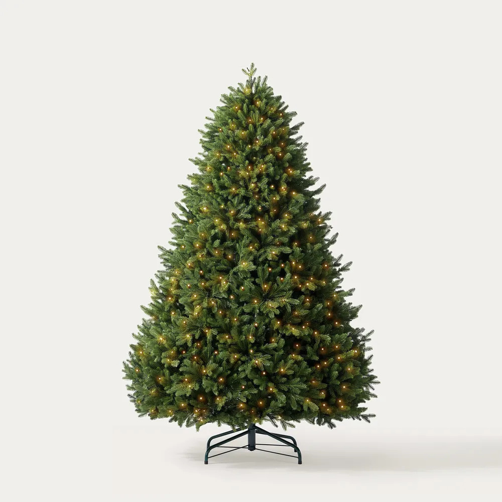 CastGlow 6.5′ Artificial Christmas Tree Full Green | Hernest