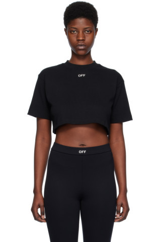 Black 'Off' Stamp T-Shirt | SSENSE