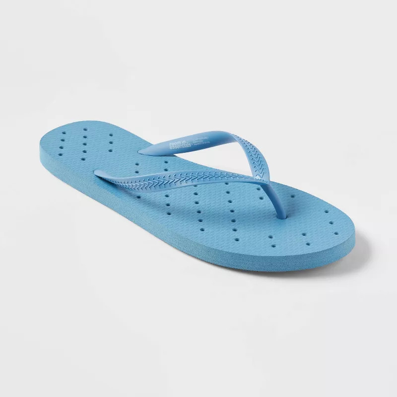 Shower Flip Flop Blue - Room Essentials™ | Target