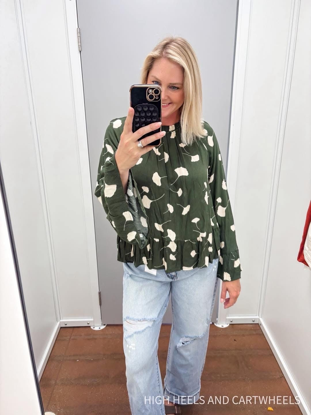 Top is TTS
jeans, size down 1. You could also roll down the cuffs if you like full length or are taller than me 

#LTKFindsUnder50 #LTKStyleTip