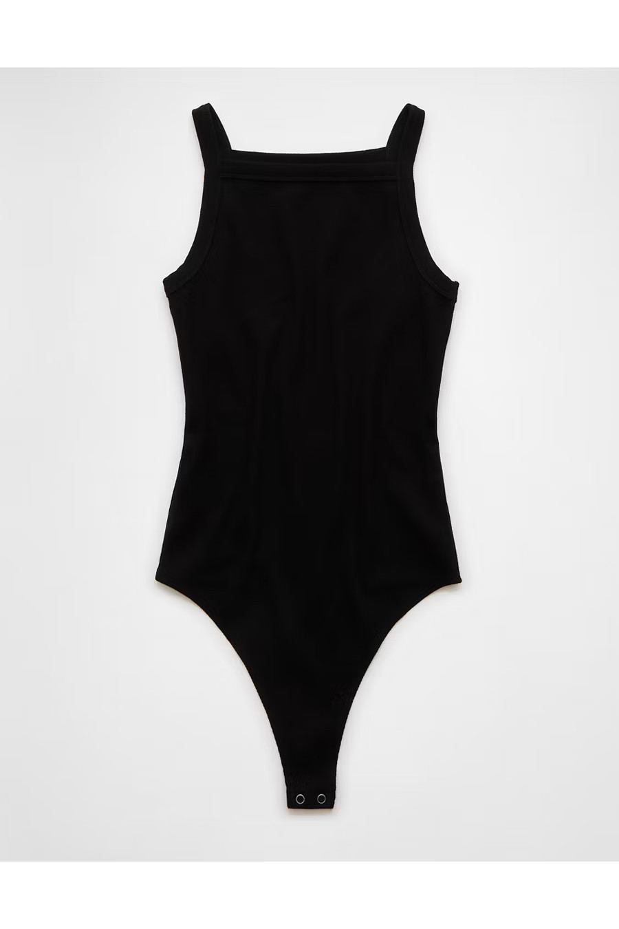 AE Main Squeeze High Neck Bodysuit Women's True Black S | American Eagle Outfitters (US & CA)