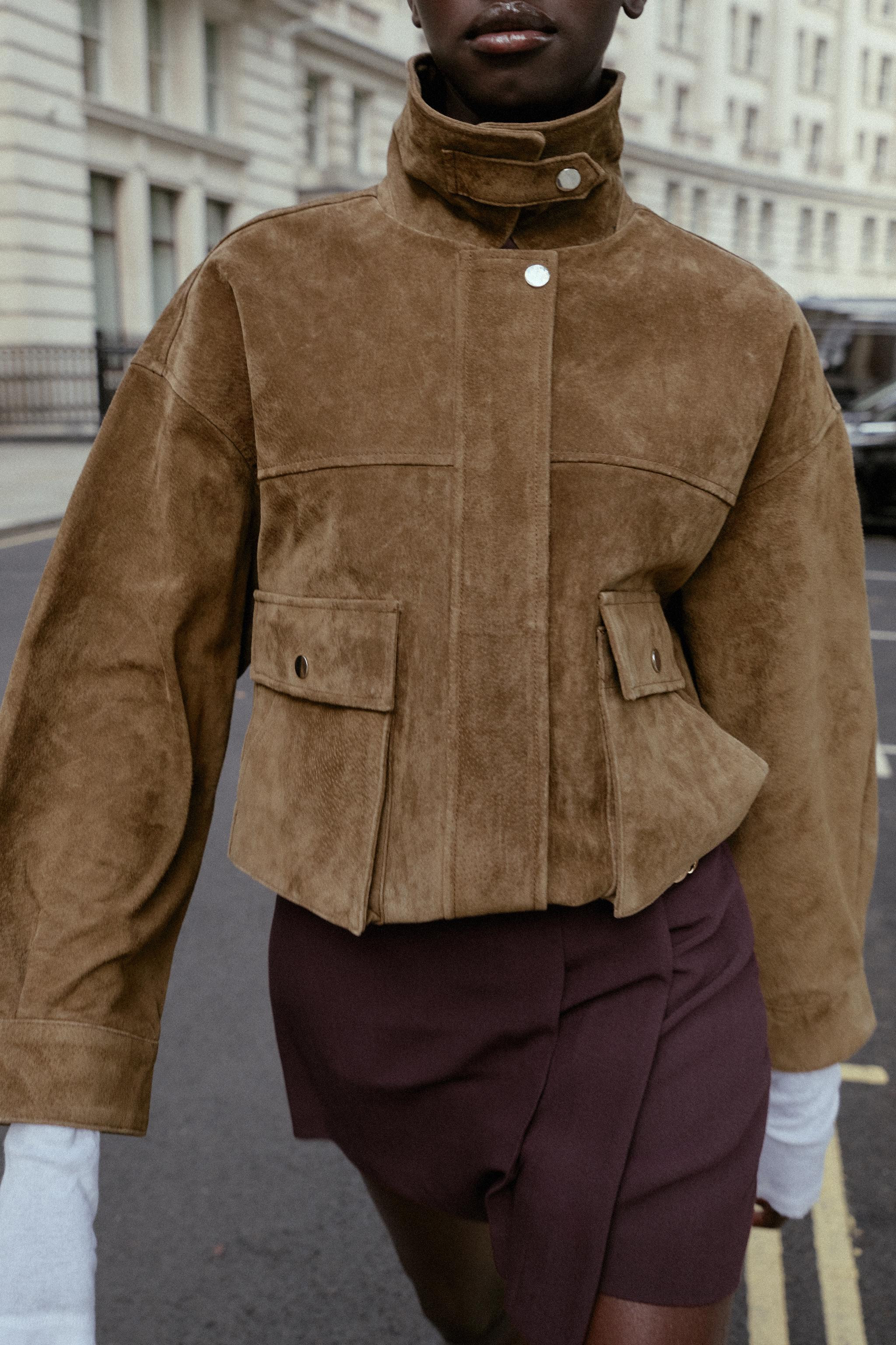 100% LEATHER BOMBER JACKET | Zara US