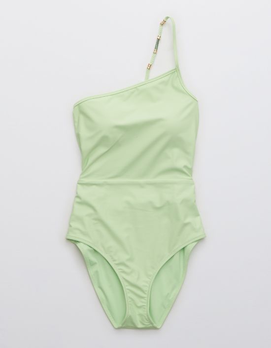 Aerie One Shoulder One Piece Swimsuit | American Eagle Outfitters (US & CA)