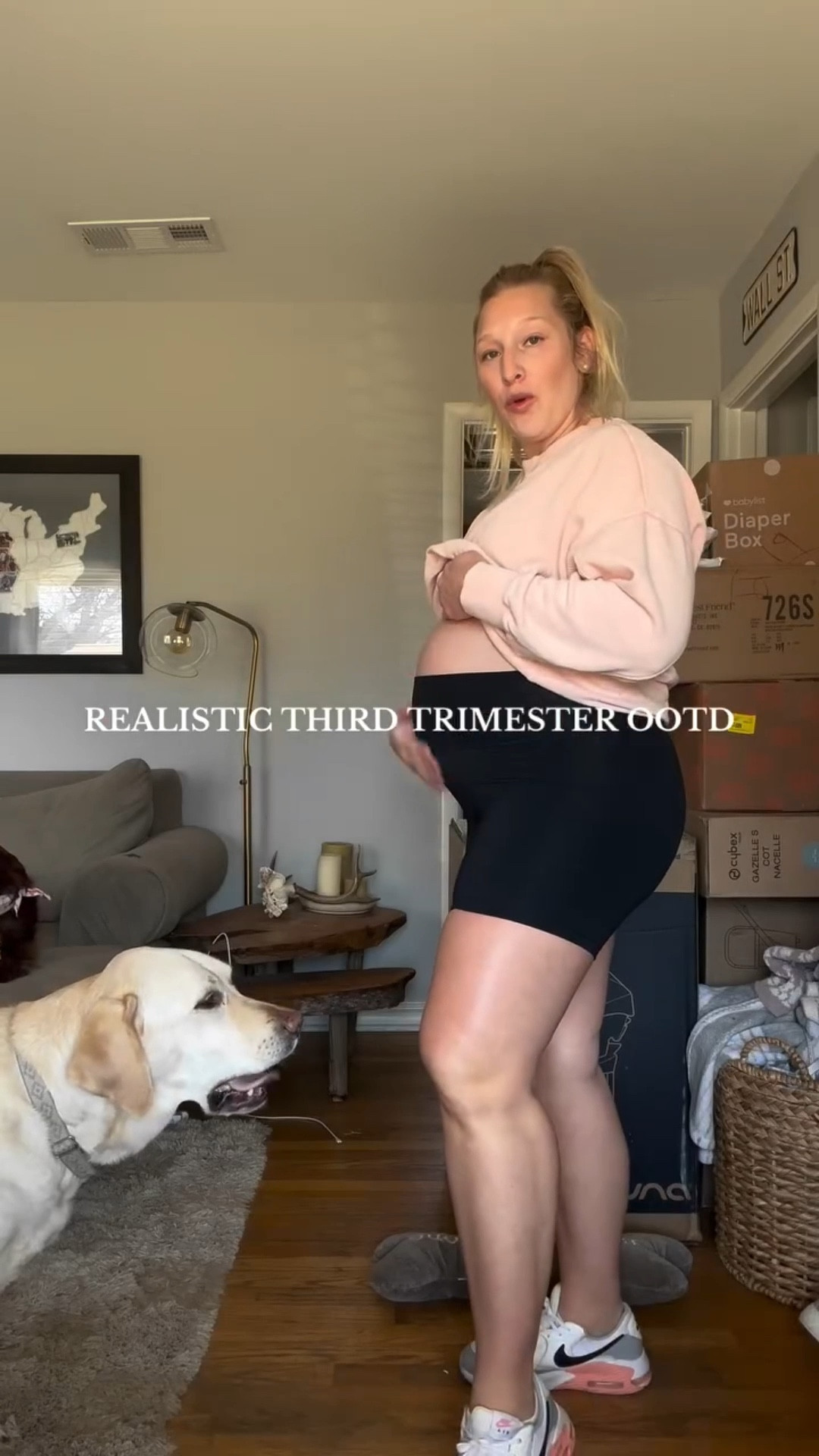 Currently in my “if it’s not stretchy, I’m not wearing it” era.
Pregnancy hips do NOT play—and honestly, I’m not mad about it because this oversized sweatshirt + biker shorts combo is peak comfort.

Any other moms feeling like their pre-pregnancy clothes betrayed them overnight? Let’s commiserate in the comments.
PS: I linked everything in my bio for easy shopping—you deserve cute and comfy.

#thirdtrimesterstyle #pregnancyfashion #maternityootd #stretchyonly #bumpfriendlyfashion

#LTKBump