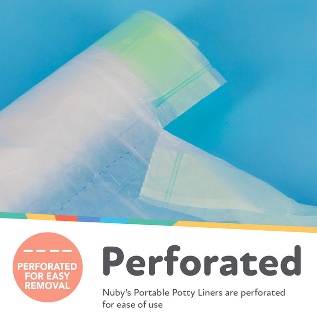 Portable Potty Replacement Liners | 80 Count | Nuby (US)
