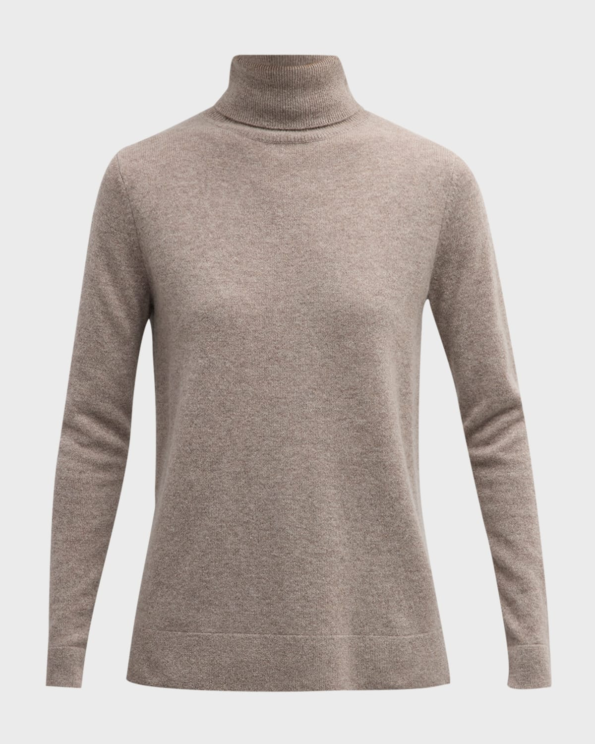 Cashmere Basic Turtleneck Top | Neiman Marcus