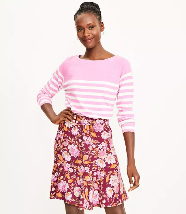 Striped Long Sleeve Tee | LOFT