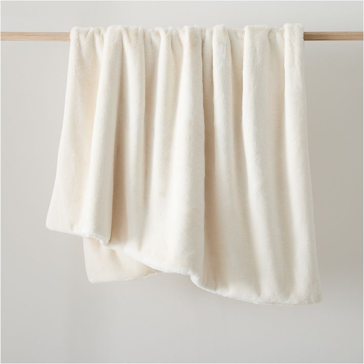 Faux Fur Plush Throw | West Elm (US)