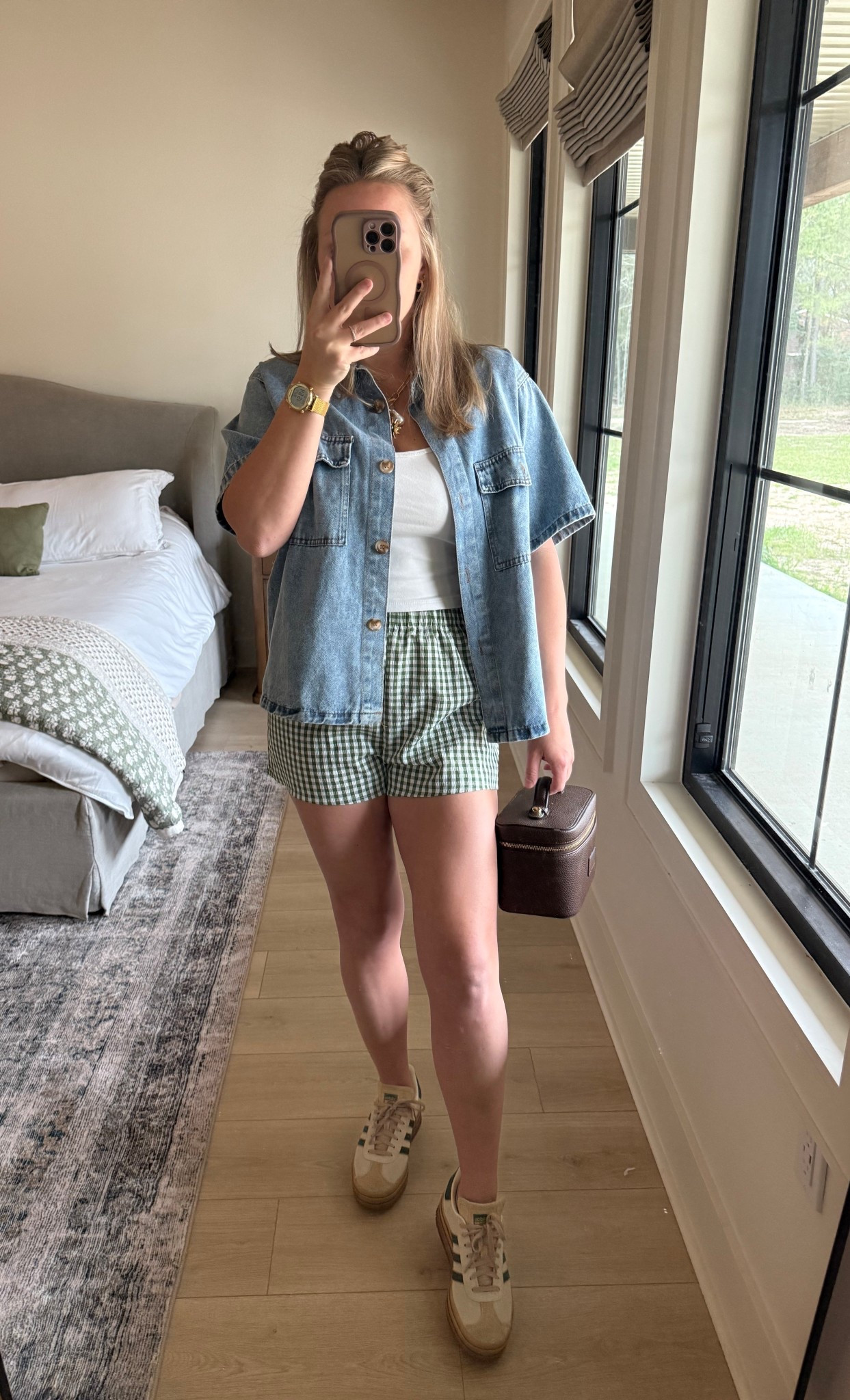 I found a set like mine on Amazon! 
My target tank is out of stock but linked one of my favorites from Amazon 
Medium shorts 
Small denim 

#LTKSpringSale #LTKootd #LTKSaleAlert
