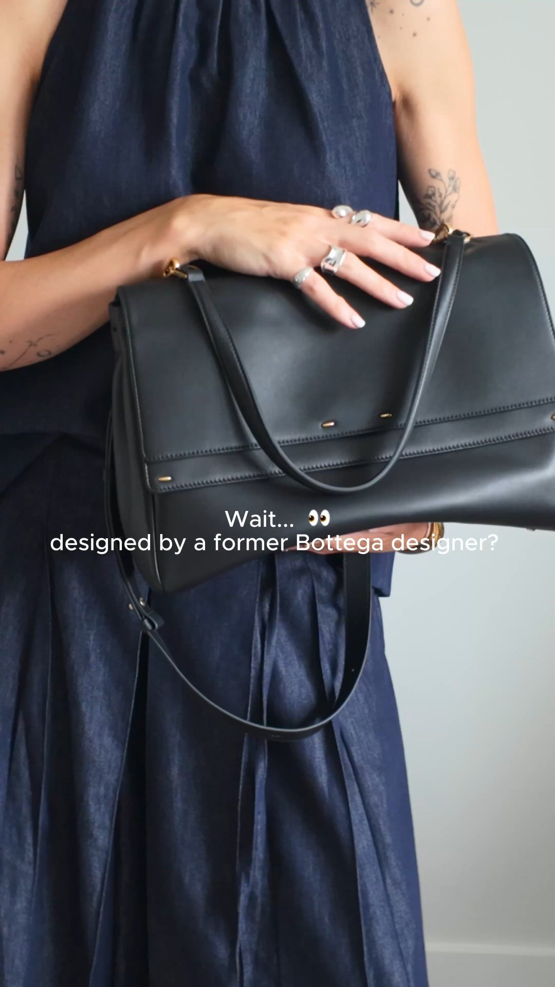ad. Would you believe this was designed by a former Bottega designer, but without the luxury markup?

A handbag that goes with every outfit for work, travel, mums & even the airport.

It’s giving quiet luxury that actually fits your life.

🖤 Want the link or outfit details? Comment “bag” and I’ll send them over to your DMs - use code: Charlotte20 for a discount @fabrique 

Black handbag - double denim - wide leg trousers - summer outfit - work handbag - Fabrique 

#LTKuk #LTKbag #LTKworkwear