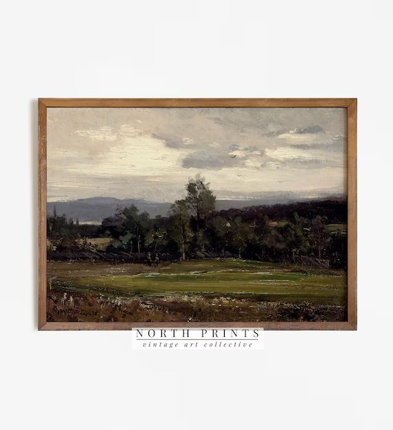 French Country Painting  VINTAGE Landscape PRINTABLE Digital | Etsy | Etsy (US)