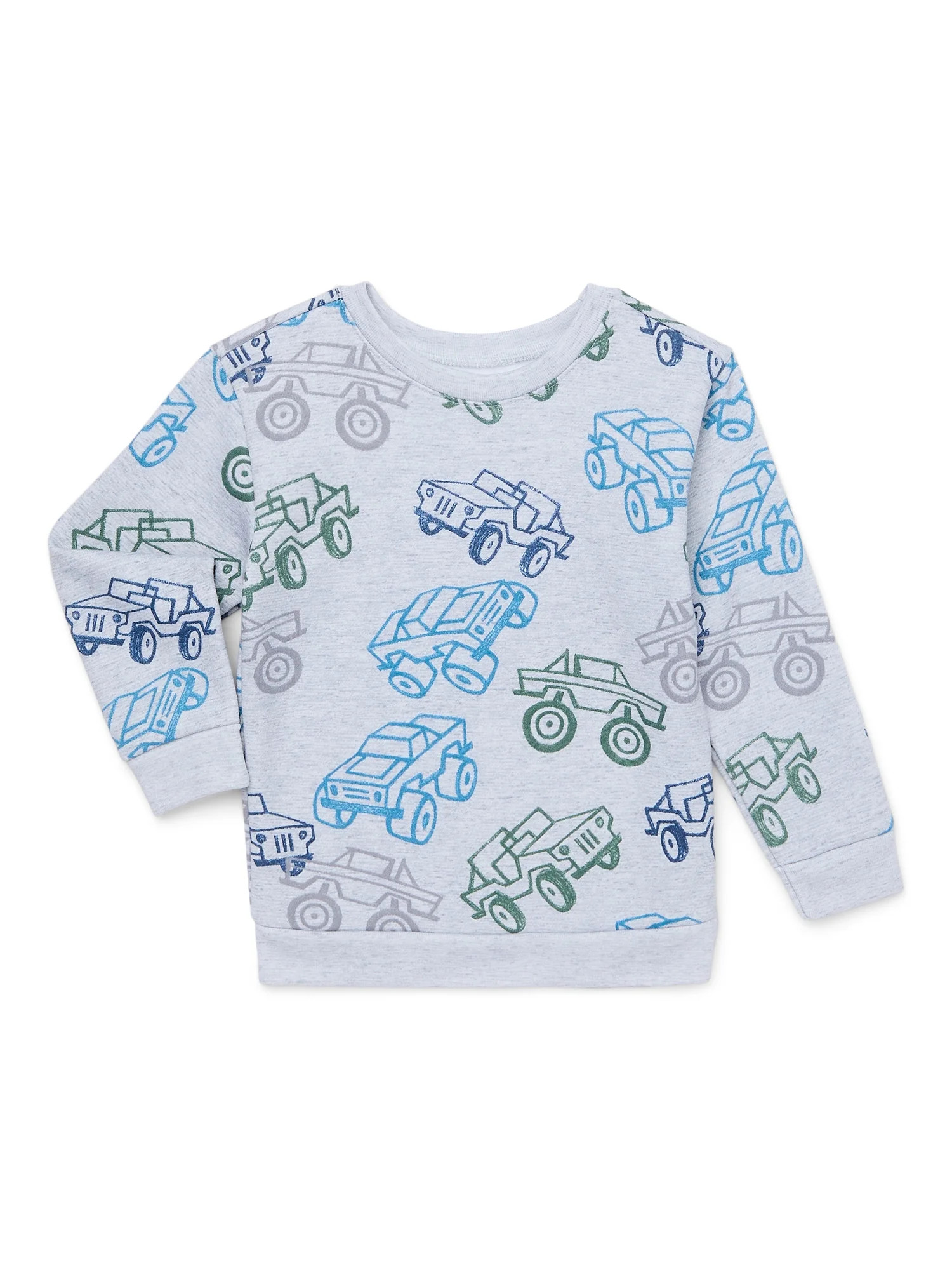 Garanimals Toddler Boy Print Fleece Sweatshirt, Sizes 2T-5T | Walmart (US)