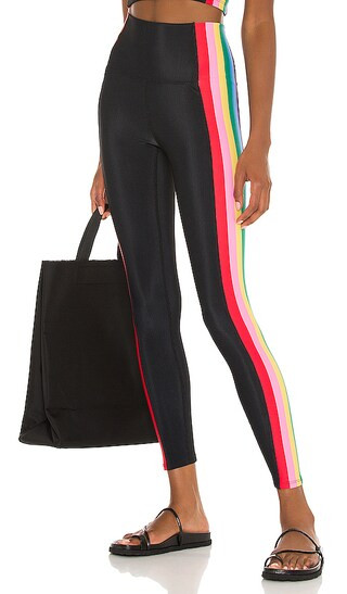 Megan Legging in Rainbow Stripe | Revolve Clothing (Global)