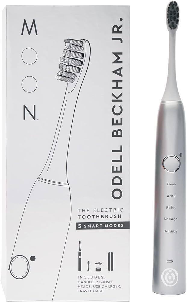 MOON Sonic Electric Toothbrush for Adults, 5 Smart Modes to Clean, Whiten, Massage and Polish Tee... | Amazon (US)