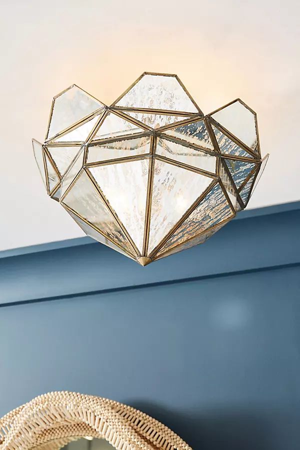 Marquise Lantern Flush Mount By Anthropologie in Brown Size M | Anthropologie (US)