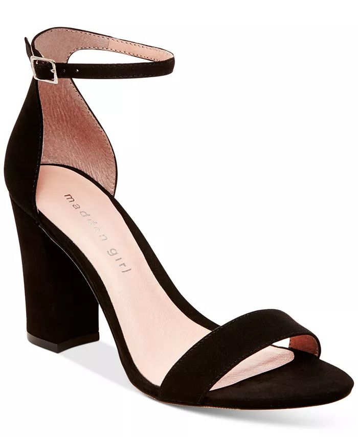 Madden Girl Bella Two-Piece Block Heel Sandals & Reviews - Sandals - Shoes - Macy's | Macys (US)